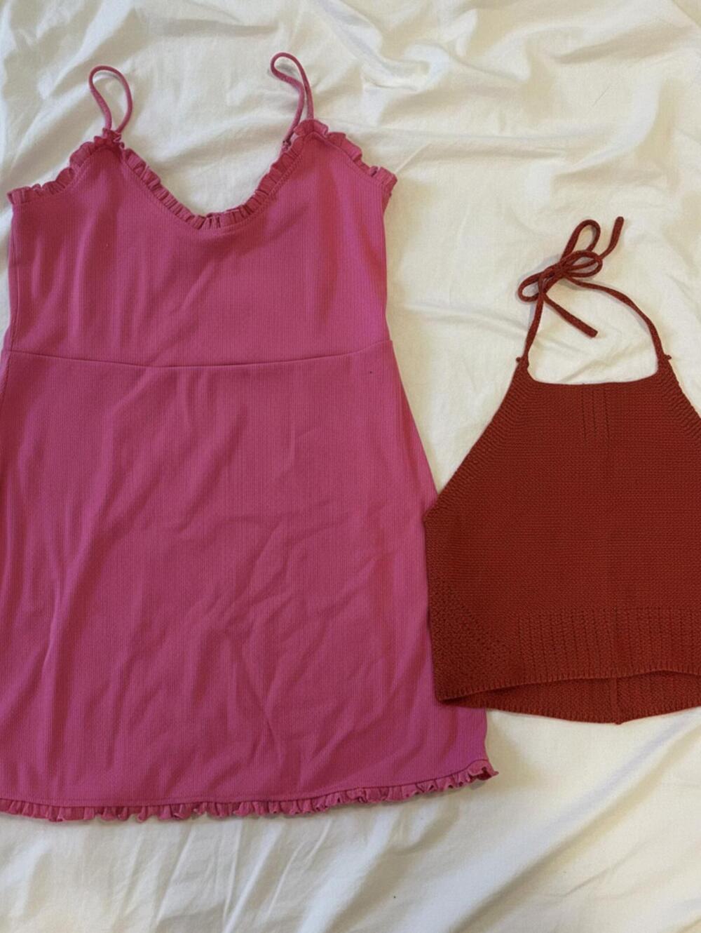 2 piece spring and summer vibrant outfit